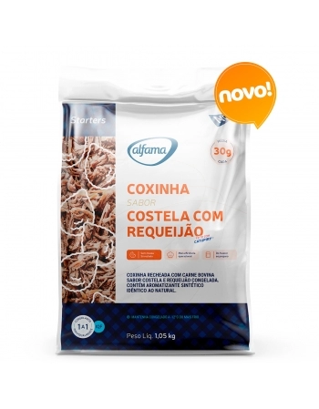 COXINHA DE COSTELA COM REQUEIJÃO 1,05 KG ALFAMA