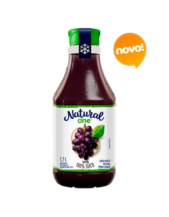 NAT ONE REFRIGERADO INTEGRAL UVA E MACA 1,7 LT