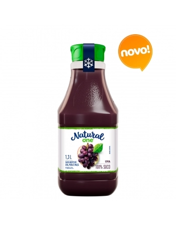 NAT ONE REFRIGERADO UVA E MACA 1,3 LT