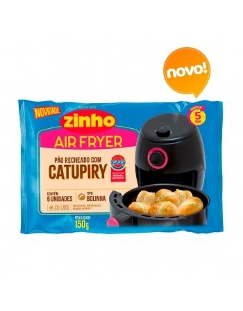 ZINHO PAO BOLINHA RECHEADO C/CATUPIRY AIR FRYER 150 G