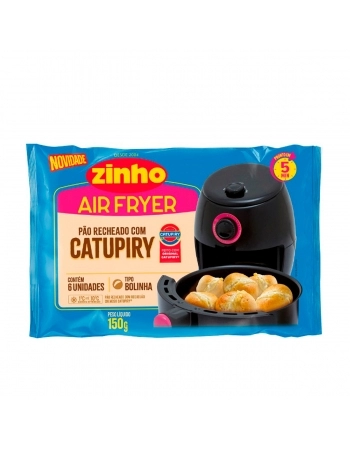ZINHO PAO BOLINHA RECHEADO C/CATUPIRY AIR FRYER 150 G