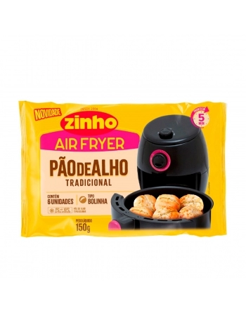 ZINHO PAO DE ALHO BOLINHA TRADICIONAL P/AIR FRYER 150 G