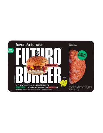 FUTURO BURGER 2030 DEFUMADO 230G ( 2 X 115G ) FAZENDA FUTURO