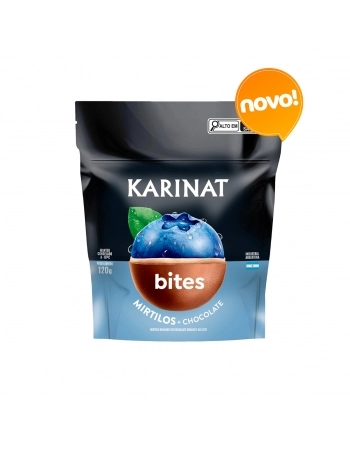 KARINAT BITES MIRTILOS CHOCOLATE AO LEITE 120 G