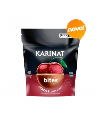 KARINAT BITES CEREJA CHOCOLATE AO LEITE 120 G