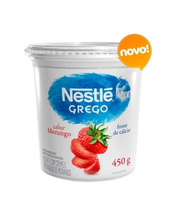 NESTLE GREGO 450G MORANGO POTAO (CX/12)