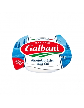 MANTEIGA COM SAL GALBANI BLISTER 10 G (CAIXA COM 192)