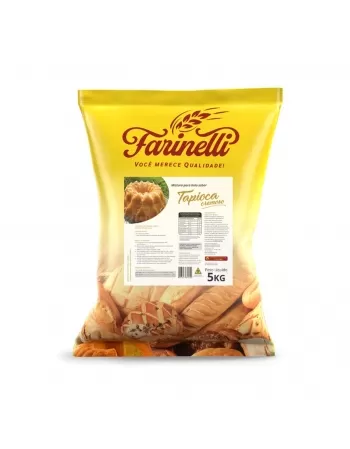 PRE MISTURA PARA BOLO DE TAPIOCA CREMOSO PACOTE 5 KG - FARINELLI