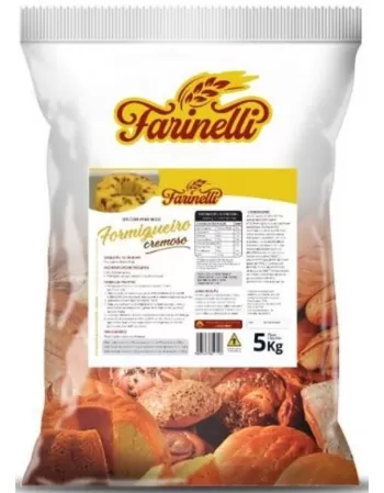 PRE MISTURA PARA BOLO FORMIGUEIRO CREMOSO PACOTE 5 KG - FARINELLI