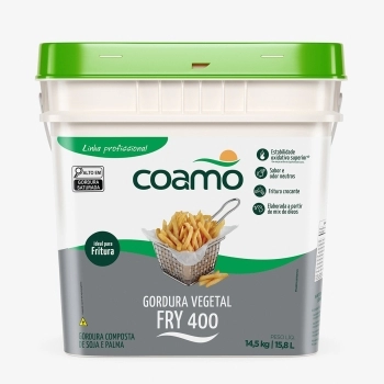 GORDURA VEGETAL FRY 400 14,5 KG COAMO