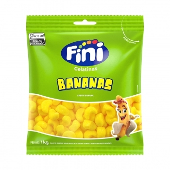 BALA DE GELATINA MINI BANANAS FINI 1 KG
