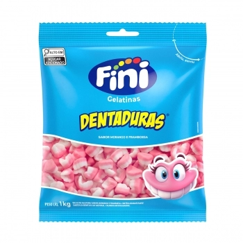 FINI BALA DE GELATINA DENTADURA 1 KG