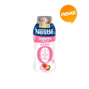 IOGURTE NESTLÉ MORANGO ZERO 170 G (CAIXA COM 24)
