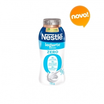 IOGURTE NESTLÉ DESNATADO BATIDO ZERO 170 G (CAIXA COM 24)