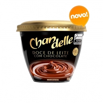 DOCE DE LEITE C/CHOCOLATE CHANDELLE 350 G (CX/24)