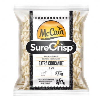 BATATA SURECRISP CORTE 9 MM 2,5 KG (CAIXA COM 6) MCCAIN