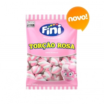 FINI MARSHMALLOW RECHEADO TORCAO ROSA BAUNILIA 250G