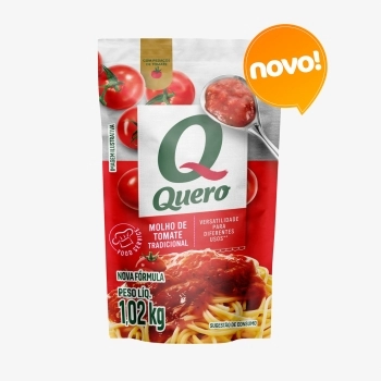 MOLHO DE TOMATE TRADICIONAL 1,020 KG QUERO