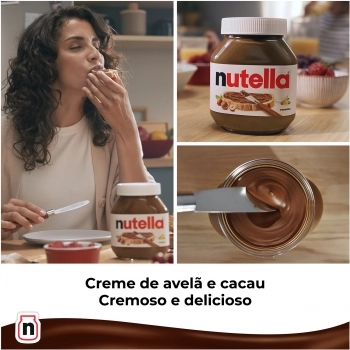 NUTELLA CREME DE AVELÃ COM CACAU 650 G