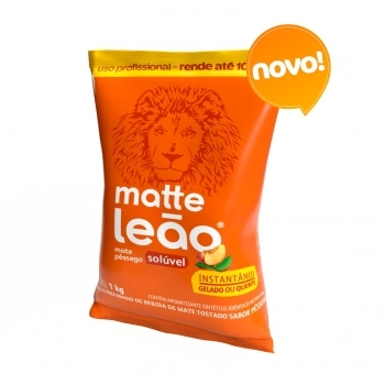CHÁ MATTE LEÃO SOLÚVEL PÊSSEGO INSTANTÂNEO 1 KG