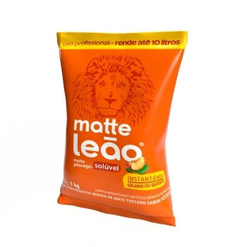 CHÁ MATTE LEÃO SOLÚVEL PÊSSEGO INSTANTÂNEO 1 KG