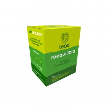 LEÃO REEQUILIBRA CHÁ MISTO VERDE, HORTELÃ E LIMÃO 10X1,8G