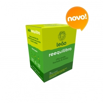 LEÃO REEQUILIBRA CHÁ MISTO VERDE, HORTELÃ E LIMÃO 10X1,8G