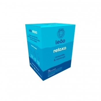 LEÃO RELAXA CHÁ MISTO CAMOMILA E MARACUJÁ 10X1,6G