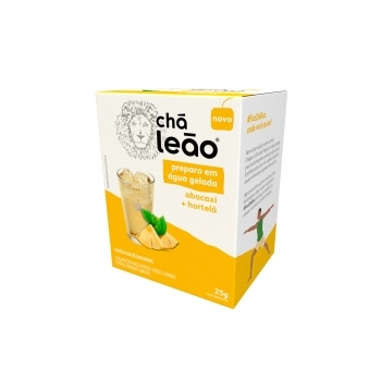 CHÁ MATTE LEÃO ÁGUA GELADA ABACAXI COM HORTELÃ 10X2,5G