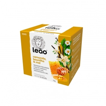 CHÁ MATTE LEÃO MISTO CAMOMILA, BAUNILHA E MEL 10X1,5G