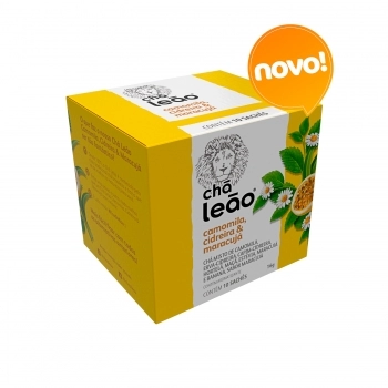CHÁ MATTE LEÃO MISTO CAMOMILA, CIDREIRA E MARACUJÁ 10X1,6G