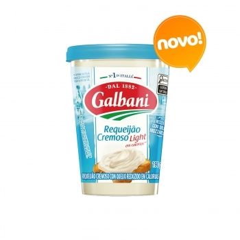REQUEIJÃO CREMOSO LIGHT 190G GALBANI - CAIXA COM 24