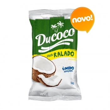 COCO RALADO ÚMIDO E ADOÇADO 1 KG DUCOCO