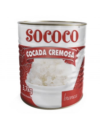 DOCE DE COCO BRANCO LATA 3,7 KG - SOCOCO