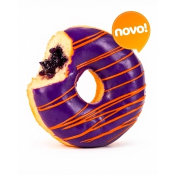 RING DONUT HALLOWEEN BLUEBERRY 75G (CAIXA COM 24) - MELHOR BOCADO