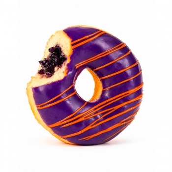 RING DONUT HALLOWEEN BLUEBERRY 75G (CAIXA COM 24) - MELHOR BOCADO