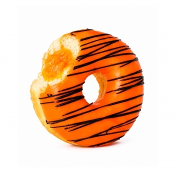 RING DONUT HALLOWEEN ABÓBORA COM COCO 75G (CAIXA COM 24) - MELHOR BOCADO