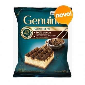 GENUINE CACAU EM PO 100% 500G