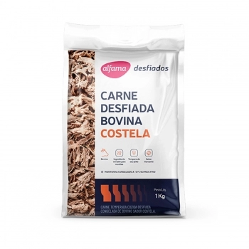 CARNE DESFIADA BOVINA SABOR COSTELA 1,05 KG ALFAMA