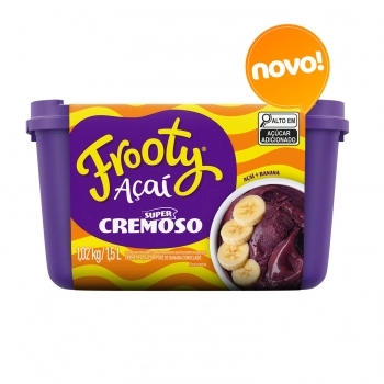 FROOTY ACAI CREMOSO SABOR BANANA 1,5 L