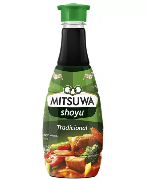 MOLHO SHOYU TRADICIONAL FRASCO 500 ML - MITSUWA