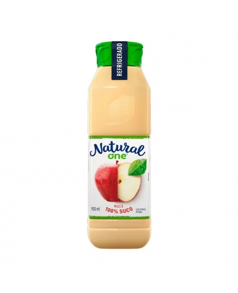 SUCO INTEGRAL DE MAÇÃ REFRIGERADO 900 ML NATURAL ONE