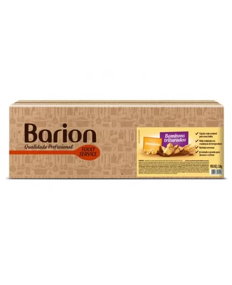 BOMBOM TRITURADO COM RECHEIO SABOR AMENDOIM 2 KG - BARION