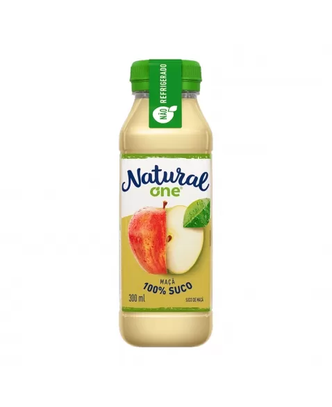 SUCO INTEGRAL DE MAÇÃ AMBIENTE 300 ML NATURAL ONE