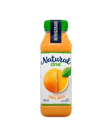 SUCO INTEGRAL DE LARANJA REFRIGERADO 300 ML NATURAL ONE