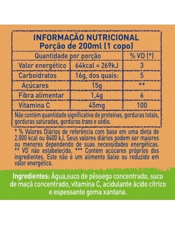 SUCO DE PÊSSEGO AMBIENTE 900 ML NATURAL ONE