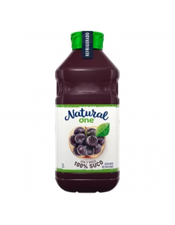 SUCO DE UVA E MAÇÃ REFRIGERADO 2 L NATURAL ONE