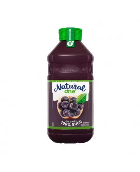 SUCO DE UVA E MAÇÃ AMBIENTE 2 L NATURAL ONE