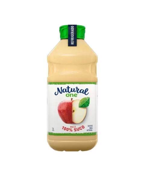 SUCO INTEGRAL DE MAÇÃ REFRIGERADO 2 L NATURAL ONE