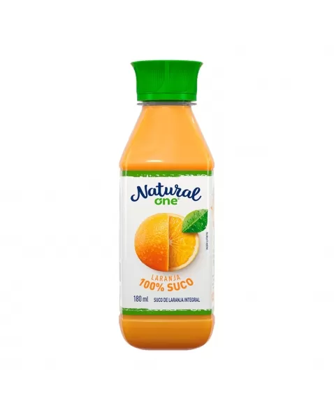 SUCO INTEGRAL DE LARANJA REFRIGERADO 180 ML NATURAL ONE